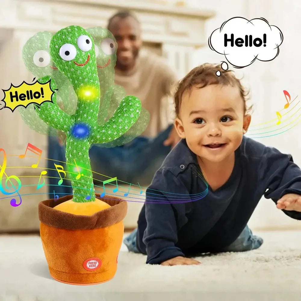 Cactus Toy Dancing Talking USB Rechargeable