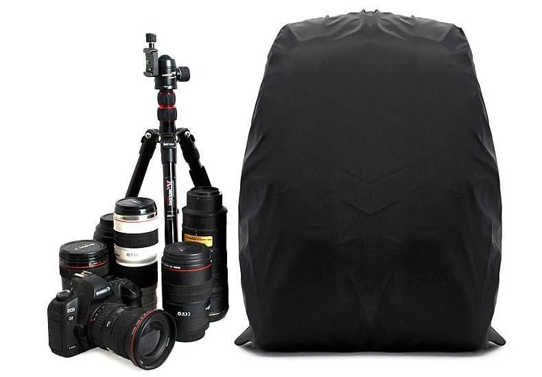 Camera Backpack Compact Adjustable Padded Dividers & Double Zippers