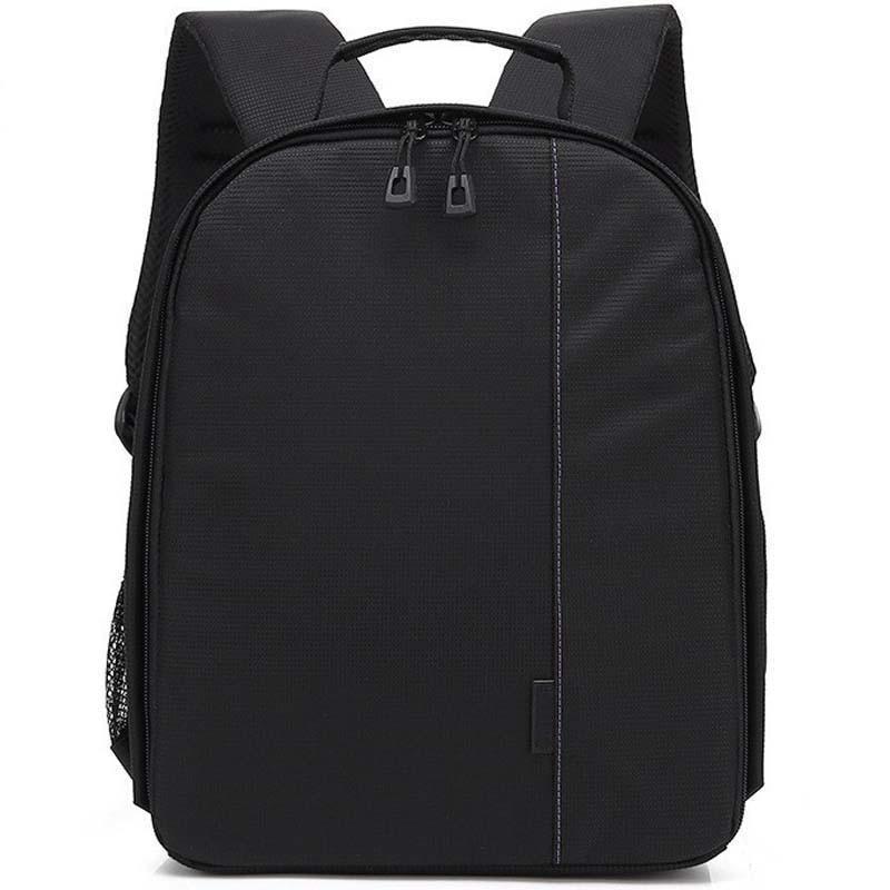 Camera Backpack Compact Adjustable Padded Dividers & Double Zippers