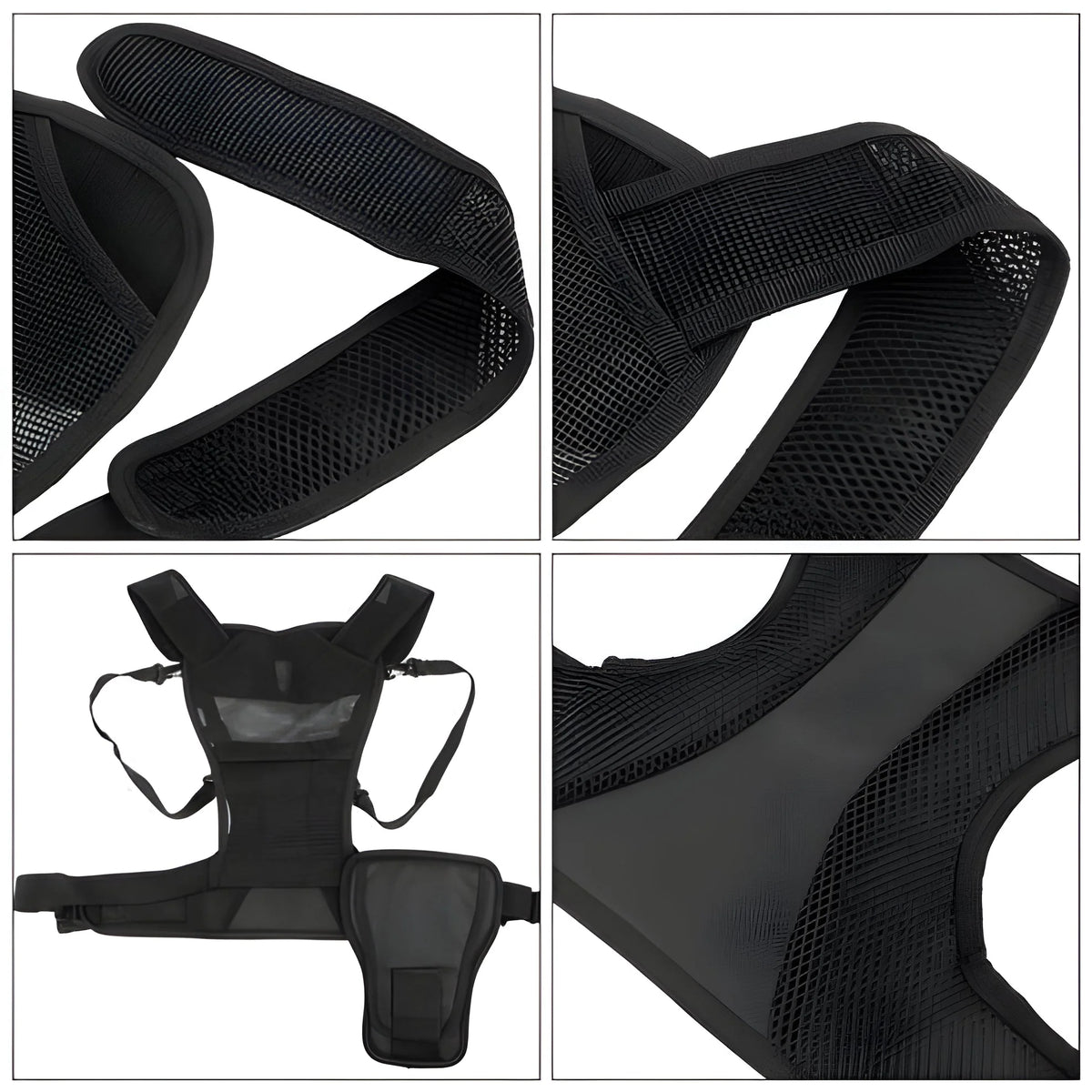 Camera Chest Harness Dual Camera Mount & Side Holster