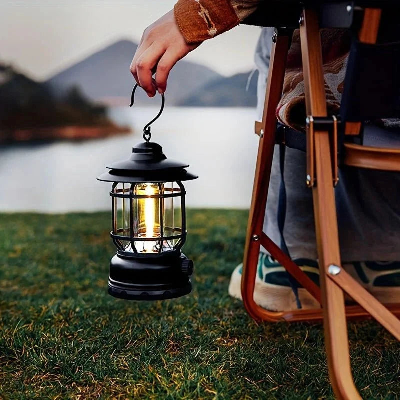 Camping Lantern Rechargeable Dimmable 6-Hour Runtime