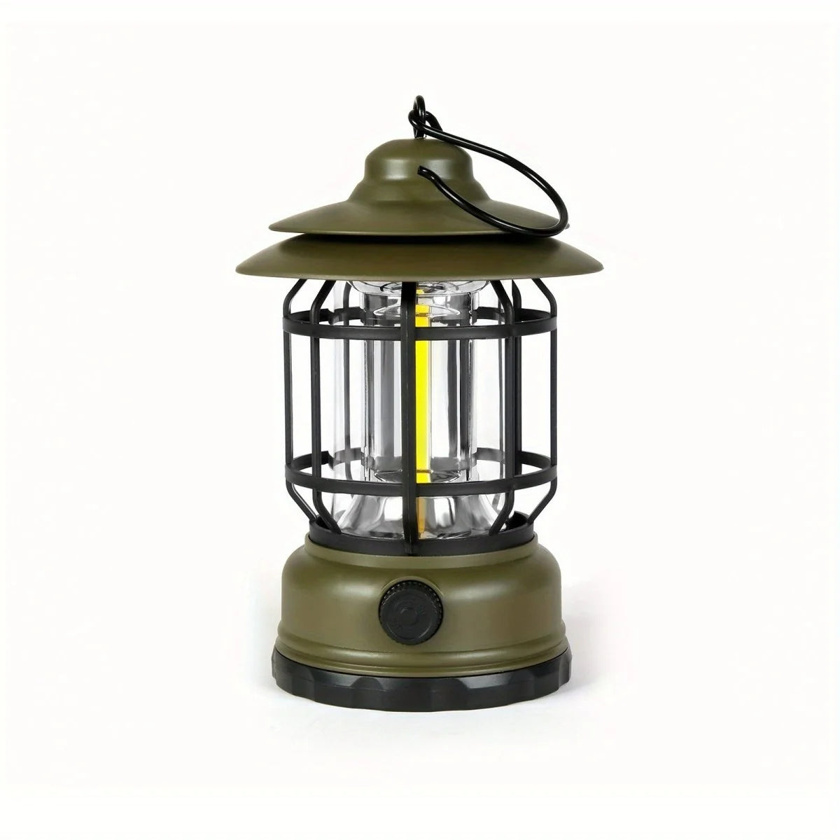 Camping Lantern Rechargeable Touch & Rotary Dial 6-Hour Runtime