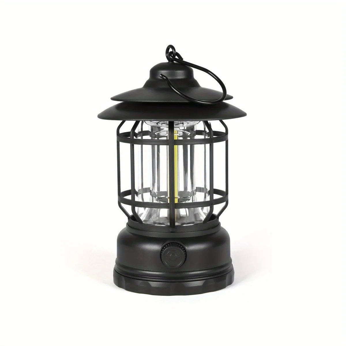 Camping Lantern Rechargeable Touch & Rotary Dial 6-Hour Runtime