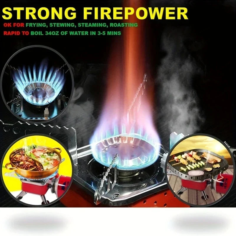 Camping Stove Foldable With Piezo Ignition
