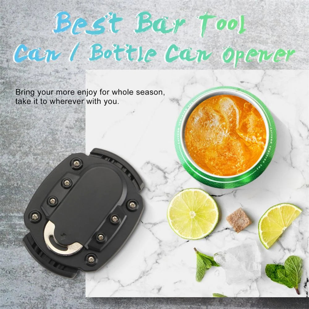 Can Opener Foldable Can Cutter & Bottle Opener