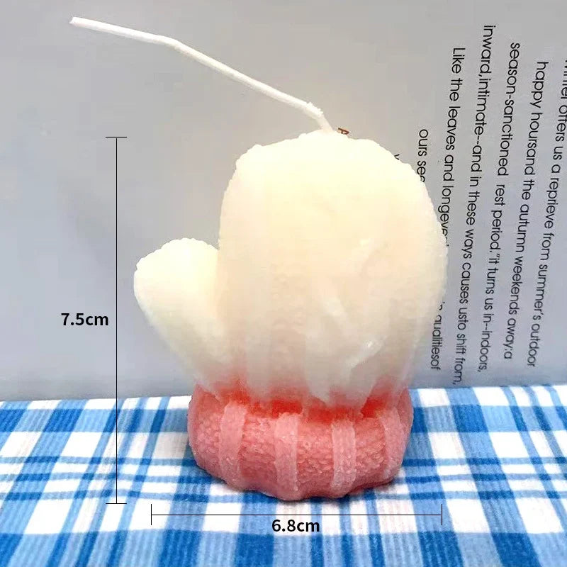 Candle Mini Cactus Hand-Poured Realistic 3 Inch