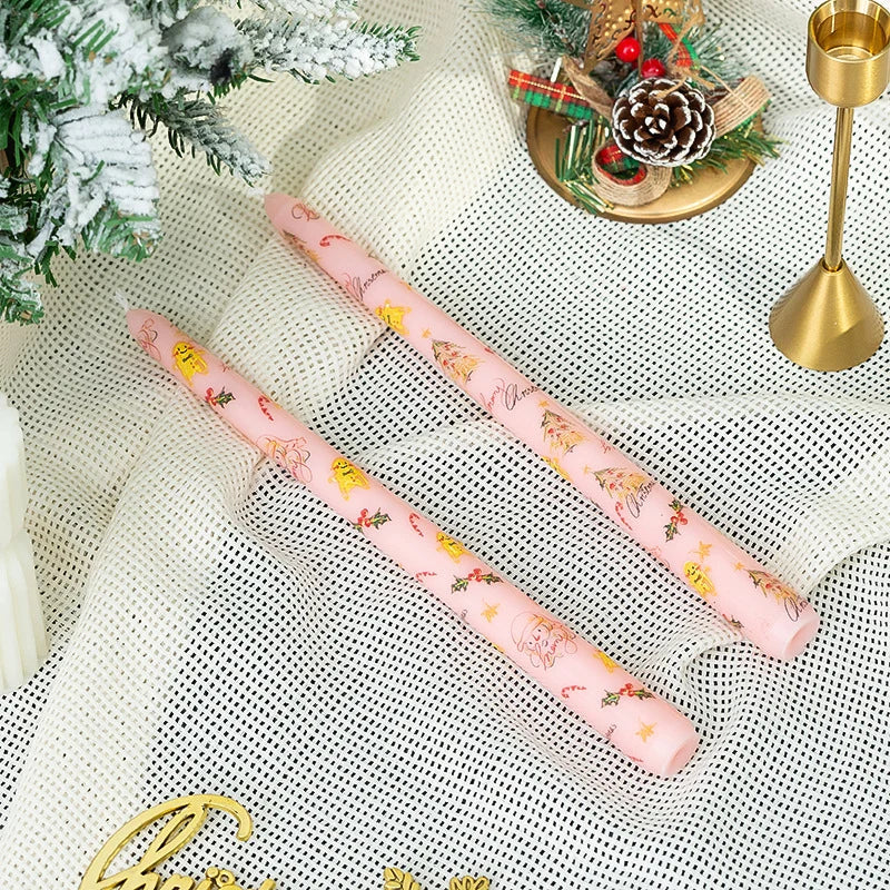 Candle Set Handcrafted Wax & Long-Burning Set Of 2