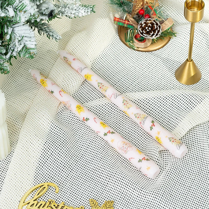 Candle Set Handcrafted Wax & Long-Burning Set Of 2