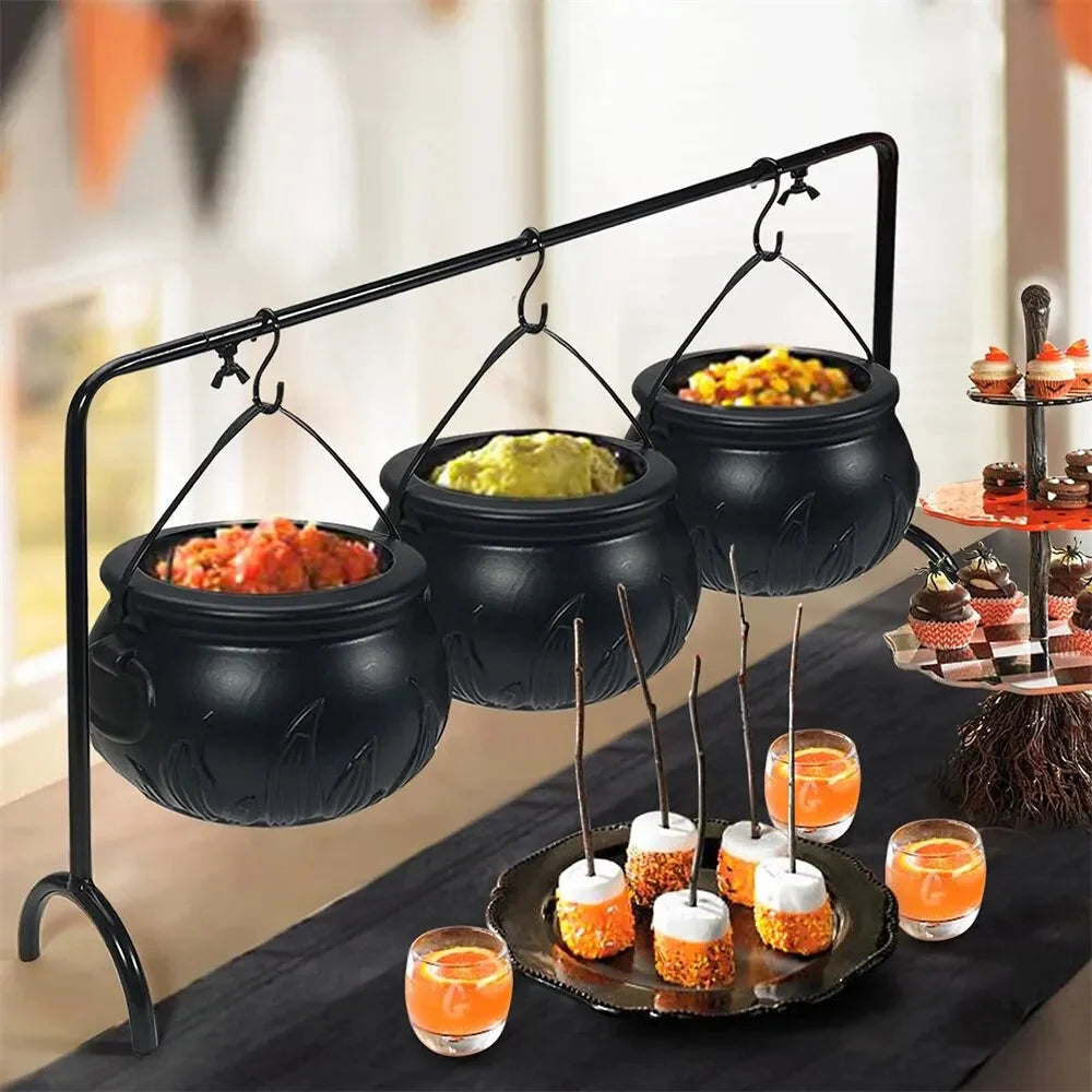 Candy Bowls Witch-Themed Plastic Set of 3
