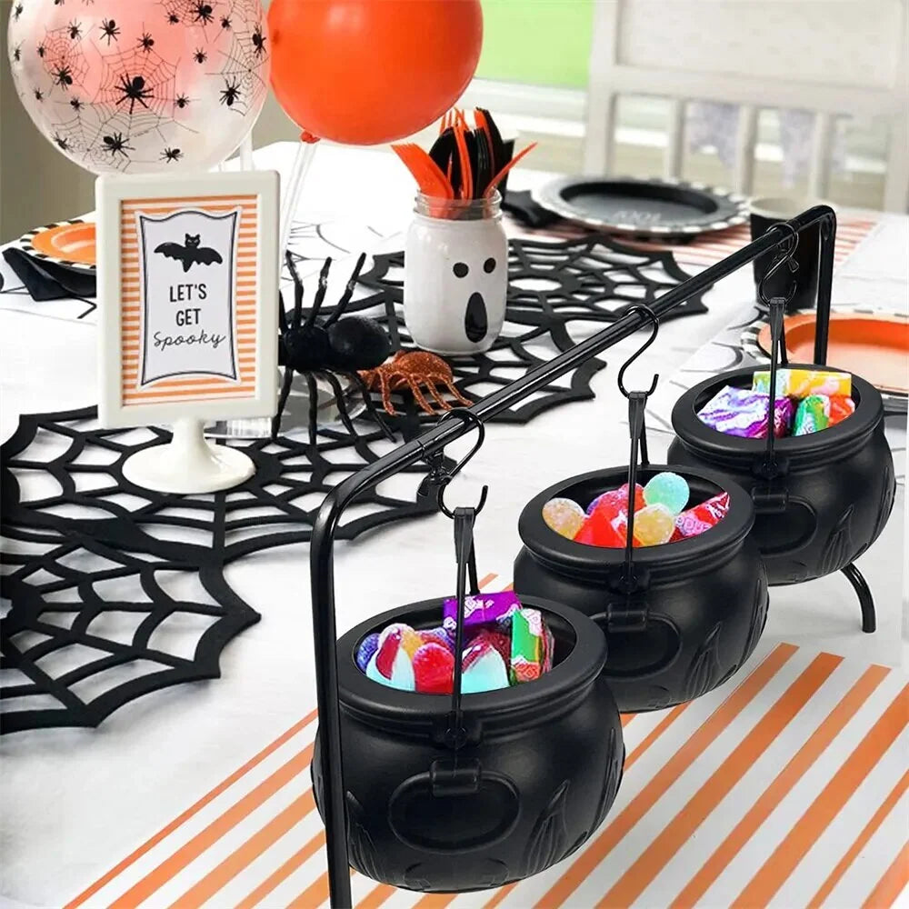 Candy Bowls Witch-Themed Plastic Set of 3