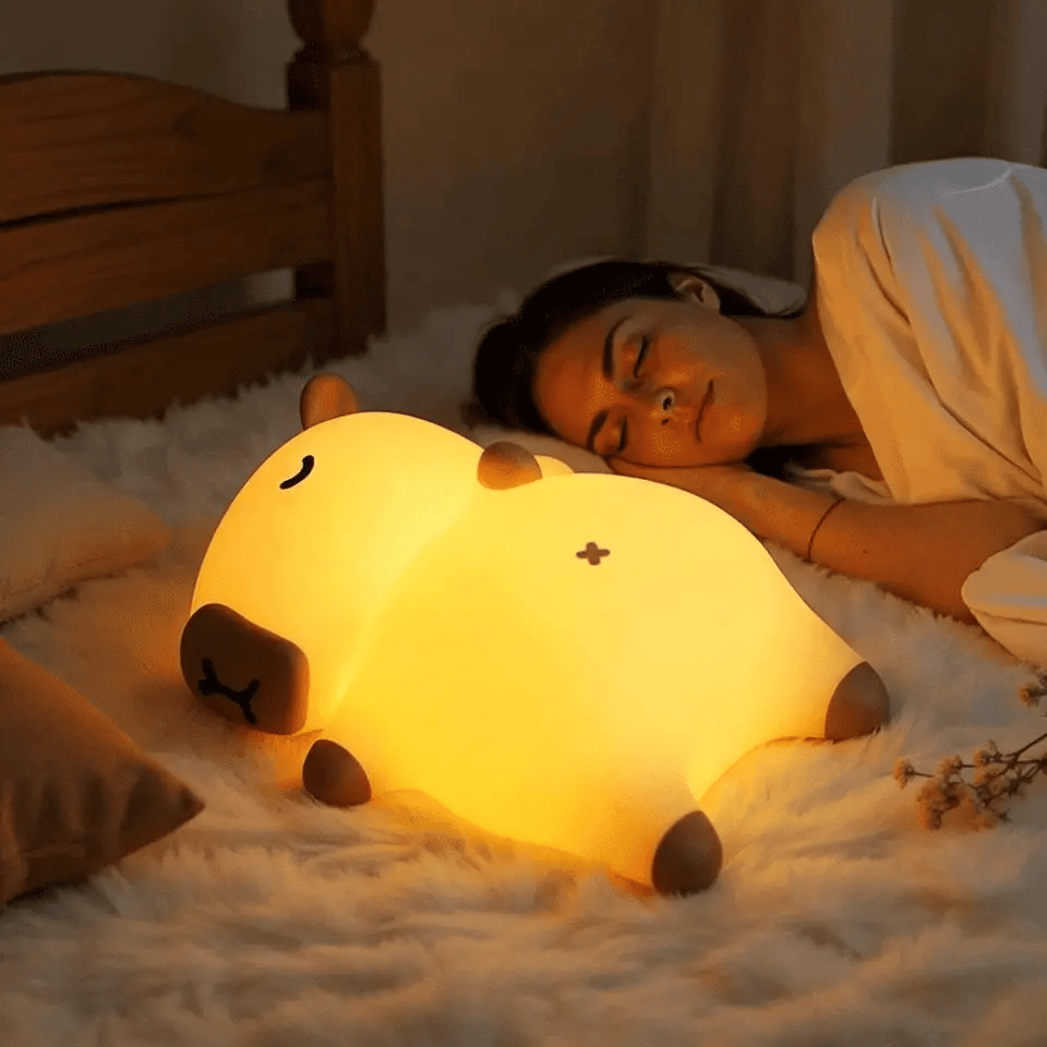 Capybara Night Light Breathing Motion Snoring Sound