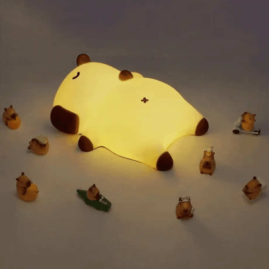 Capybara Night Light Breathing Motion Snoring Sound