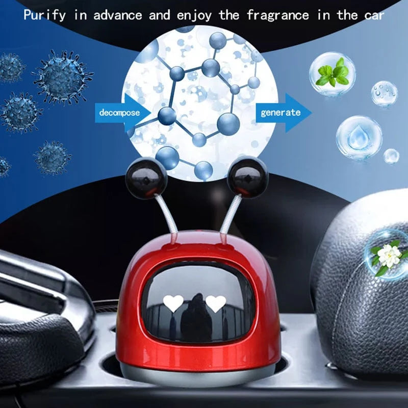Car Air Freshener Cartoon Design Scent Tablet Included