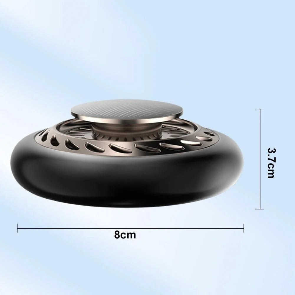 Car Air Freshener Solar-Powered 360° Rotating Diffuser