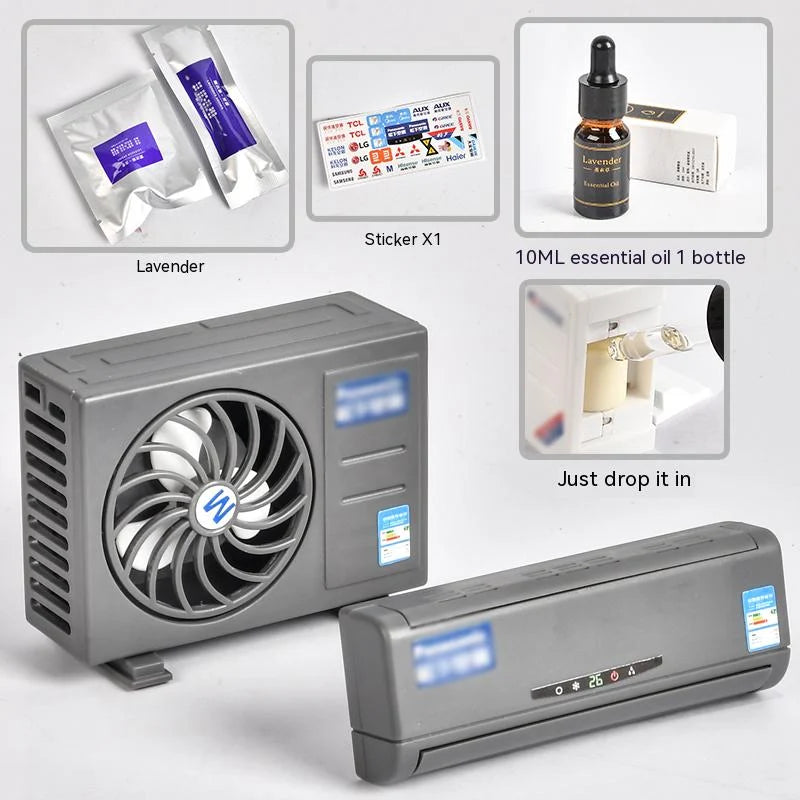 Car Aromatherapy Diffuser Solar-Powered Compact 5 mL