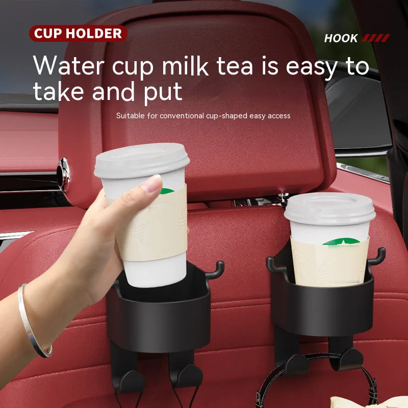 Car Back Seat Organizer Cup & Device Holder ABS