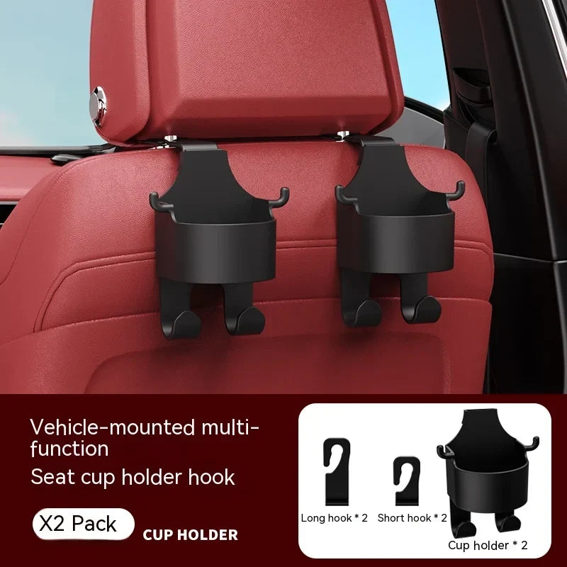 Car Back Seat Organizer Cup & Device Holder ABS
