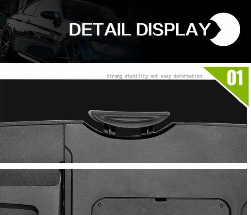 Car Backseat Table Foldable Multi-Layer Storage