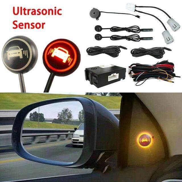 Car Blind Spot Monitoring System LED & Buzzer Alerts