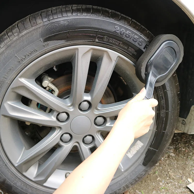 Car Cleaning Brush Soft Bristles Scratch-Free Ergonomic Handle