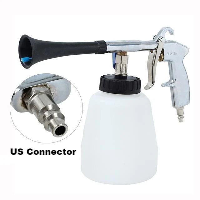 Car Cleaning Gun Air-Powered Oscillating Nozzle 1L Reservoir