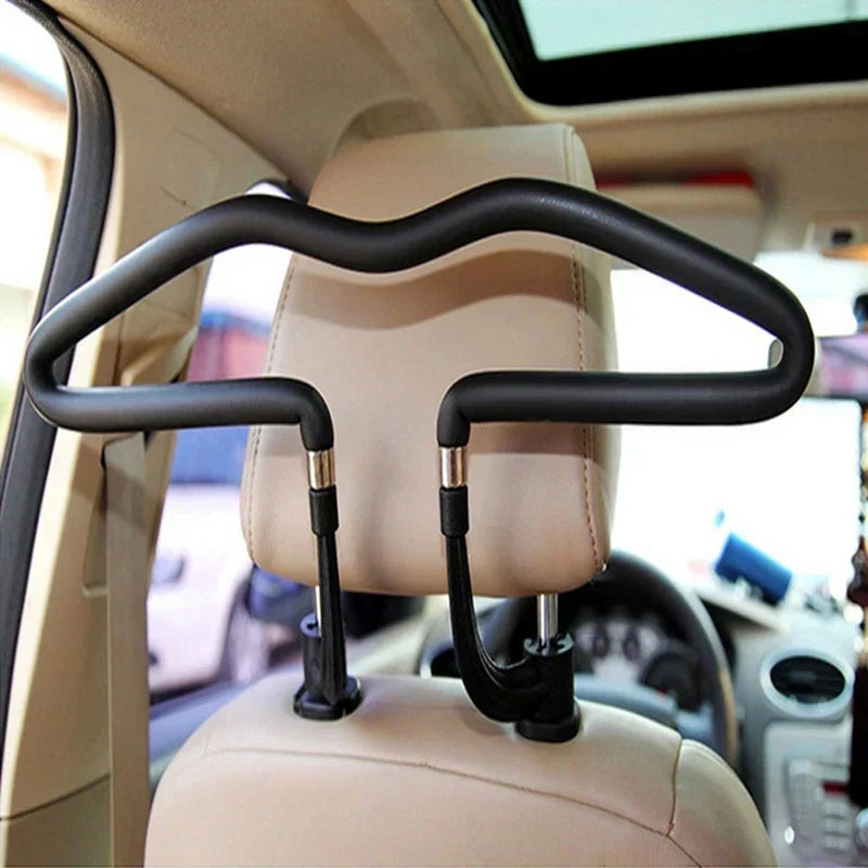 Car Clothes Hanger Stainless Steel Swivel Space-Saving Design