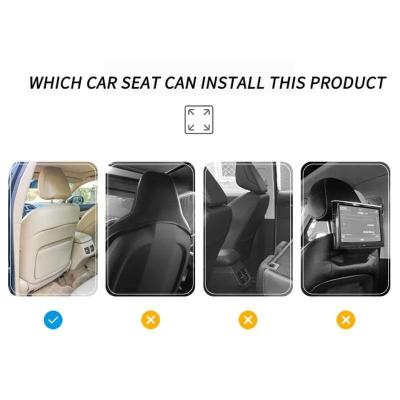Car Desk Dual-Mount With Pull-Out Storage Drawer