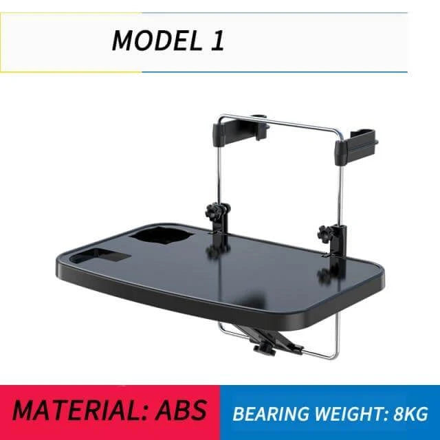 Car Desk Dual-Mount With Pull-Out Storage Drawer