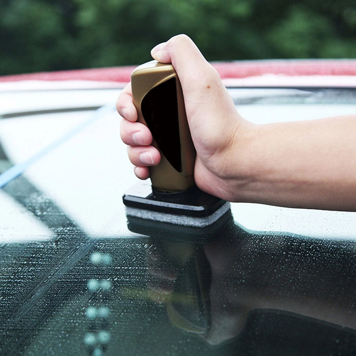Car Glass Cleaner Set Anti-Fog Rainproof Oil Film Removal