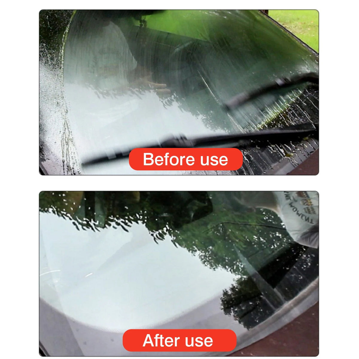 Car Glass Cleaner Set Anti-Fog Rainproof Oil Film Removal