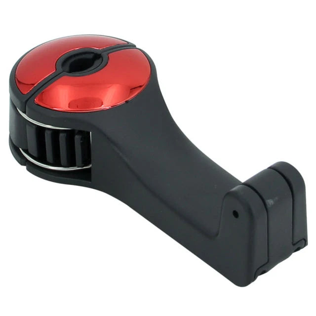 Car Headrest Phone Holder & Bag Hanger 360° Swivel
