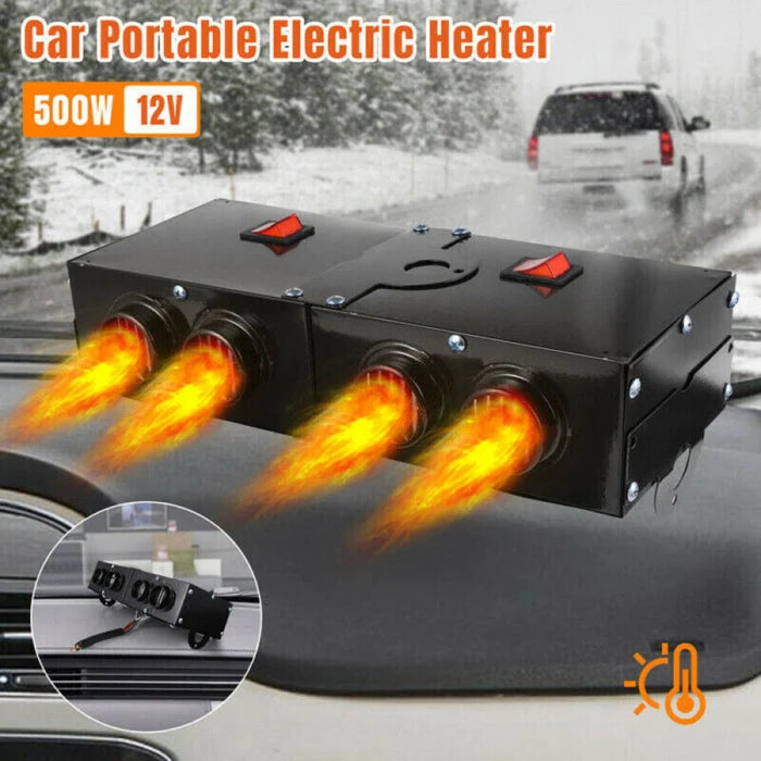 Car Heater 12V 500W PTC Ceramic Quiet Fan
