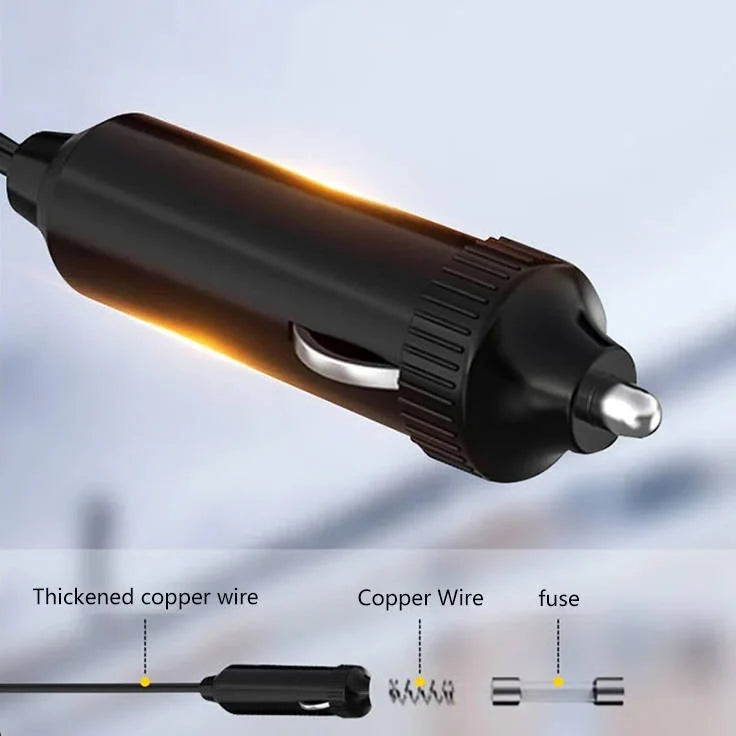 Car Heater & Windshield Defroster Ceramic 360° Rotating Airflow