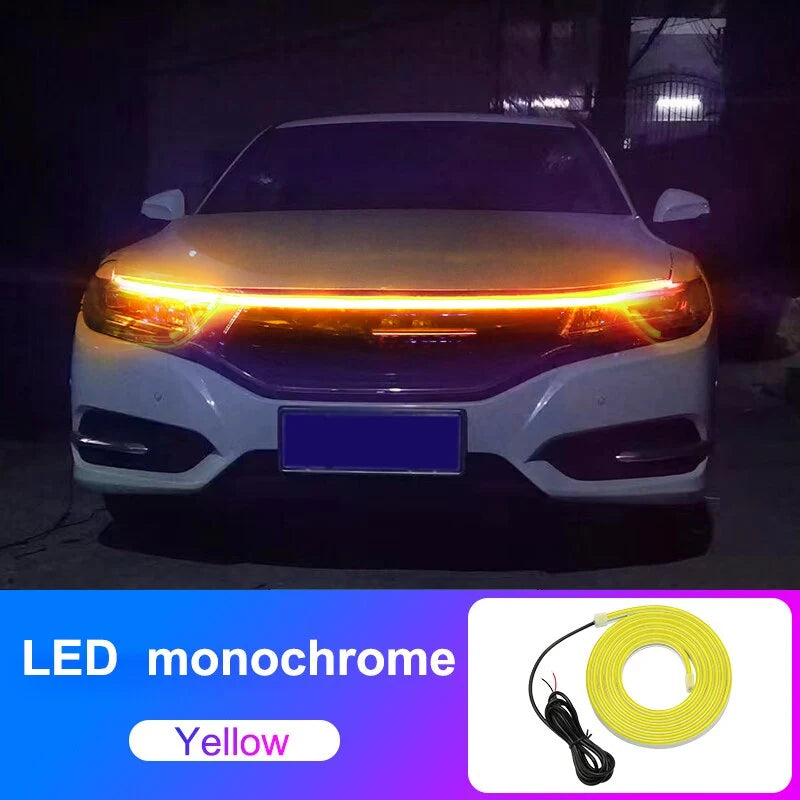 Car Hood LED Light Strip Flexible Waterproof 12V