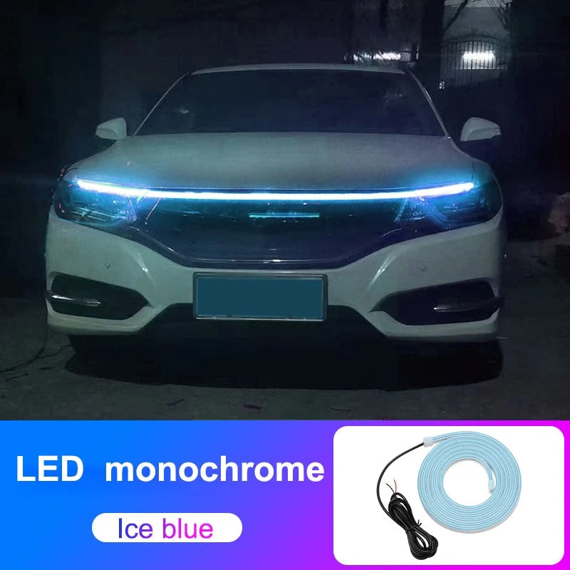 Car Hood LED Light Strip Flexible Waterproof 12V