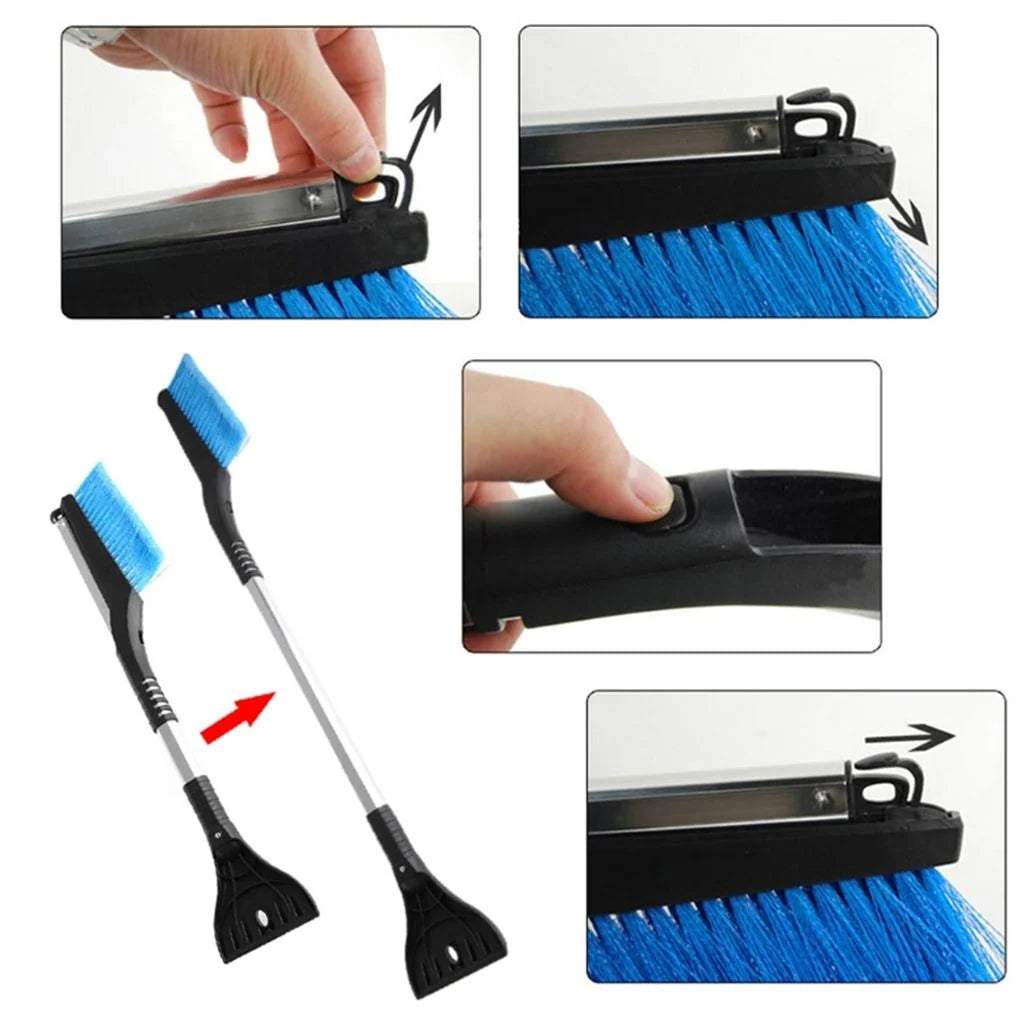 Car Ice Scraper Brush Extendable Foldable