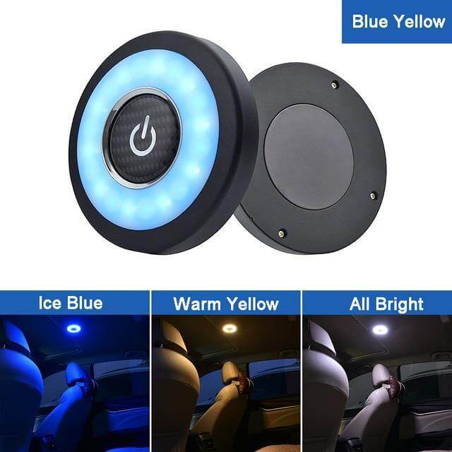 Car Interior Light Touch Control USB Rechargeable Color-Changing LED