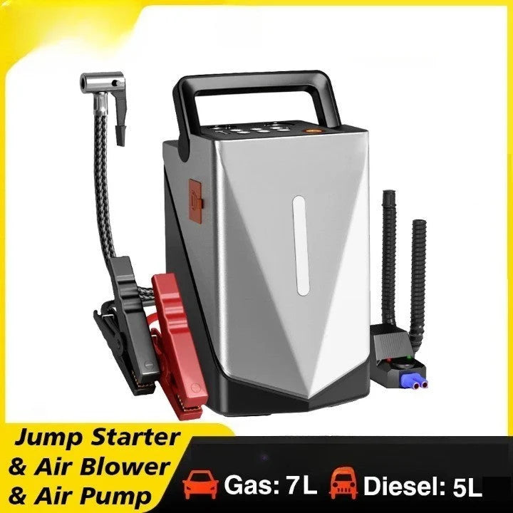 Car Jump Starter Power Bank & Built-In Air Compressor