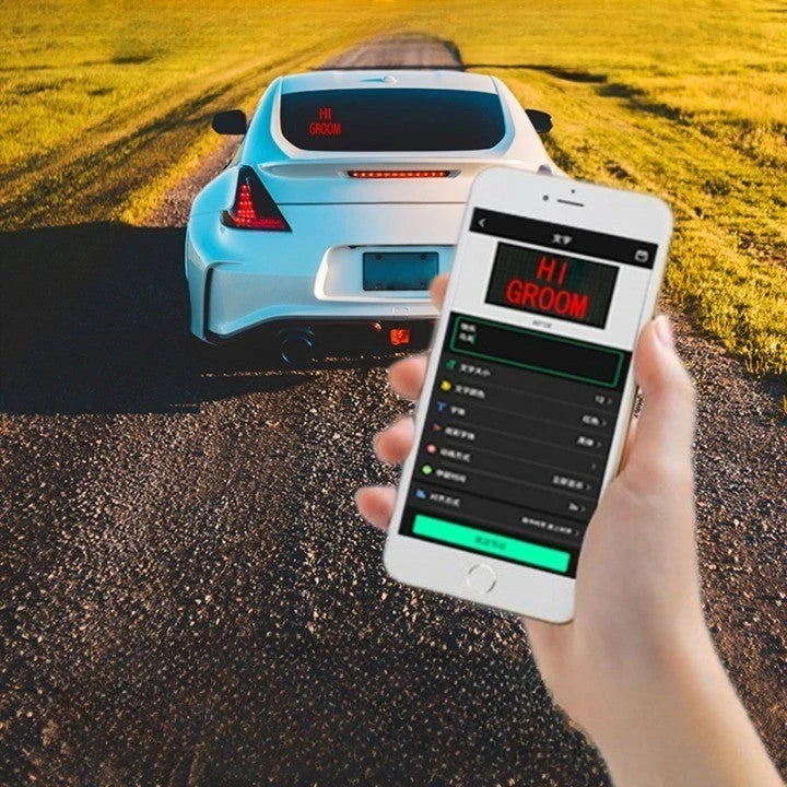 Car LED Display Bluetooth & Voice Controlled Custom Messages