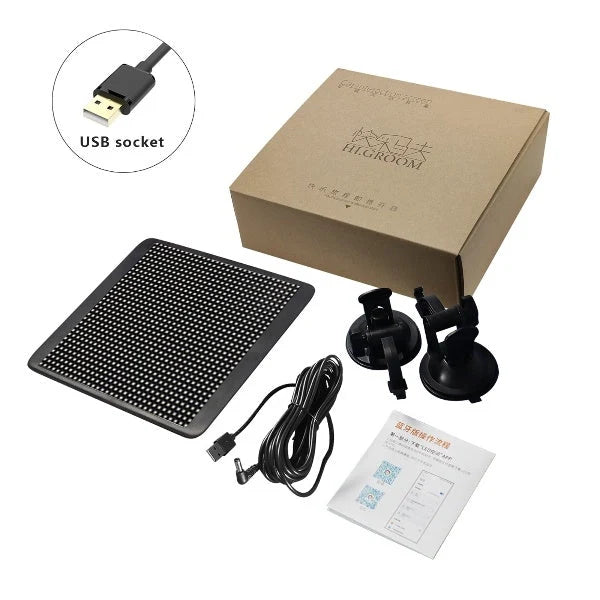 Car LED Display Bluetooth & Voice Controlled Custom Messages