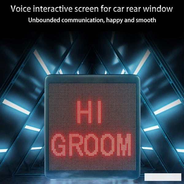Car LED Display Bluetooth & Voice Controlled Custom Messages