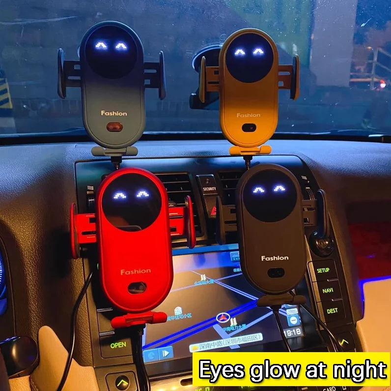 Car Phone Charger Mount Automatic Clamping 15W Wireless Charging Air Vent
