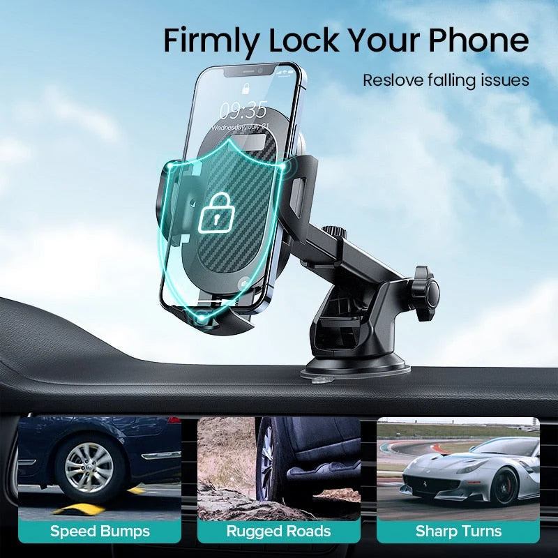 Car Phone Holder Adjustable 360° Rotating Mount