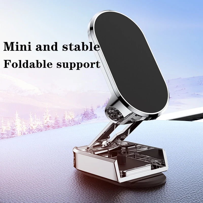 Car Phone Holder Magnetic Dashboard Mount 360° Rotation