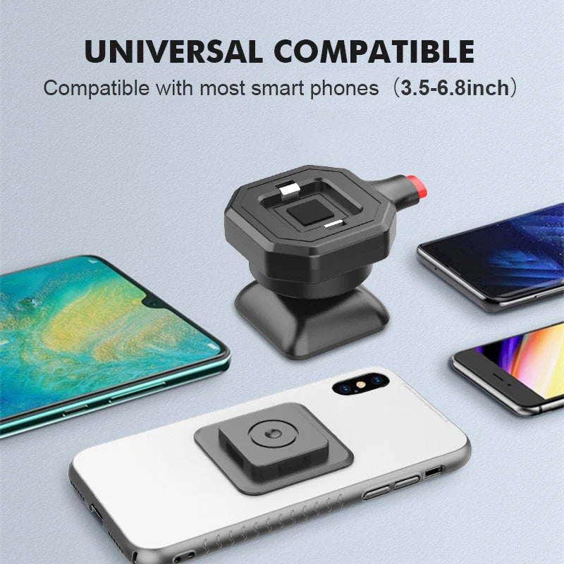 Car Phone Holder Magnetic Quick-Mount 360° Rotation