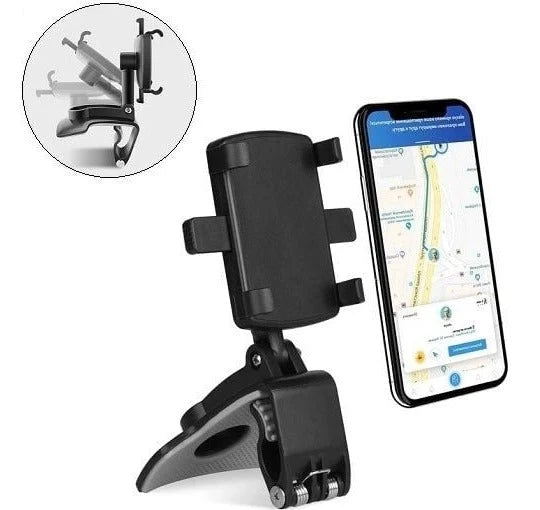 Car Phone Mount 360 Degree Rotation One-Hand Release