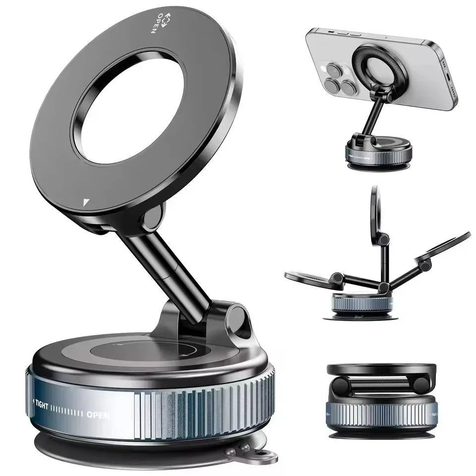 Car Phone Mount Magnetic 360 Degree Rotating Twist-Lock Suction