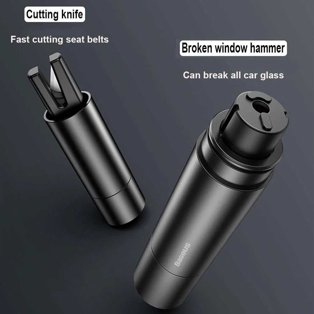 Car Safety Hammer Window Breaker With Finger Guard