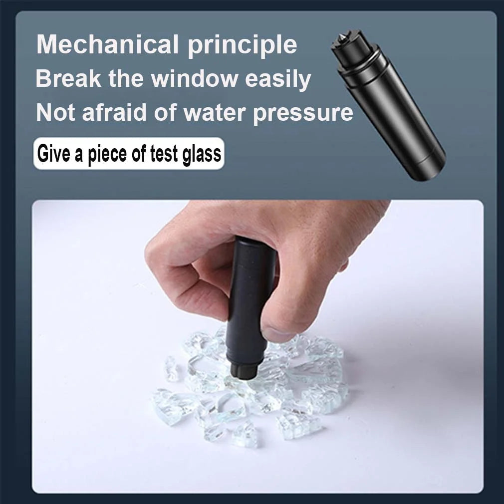 Car Safety Hammer Window Breaker With Finger Guard