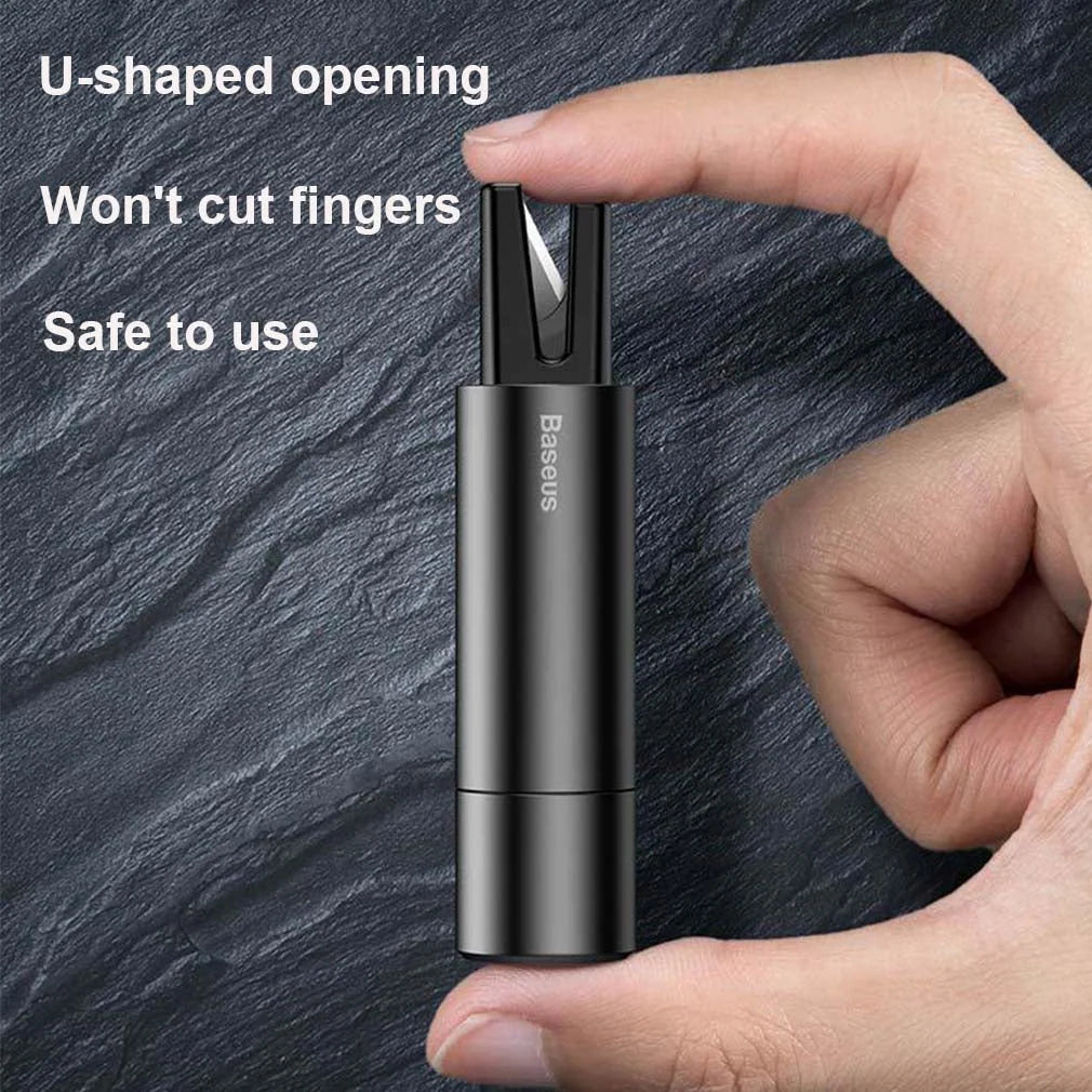 Car Safety Hammer Window Breaker With Finger Guard